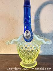 MaxSold Auction: Glasswork - Unbranded and Fenton Uranium Glass  - Gilroy (California, USA) SELLER MANAGED Estate Sale Online Auction - Santa Paula Drive