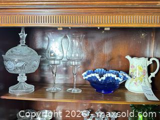 MaxSold Auction: Lot of Glassware & Display Pieces China - A - Gilroy (California, USA) SELLER MANAGED Estate Sale Online Auction - Santa Paula Drive