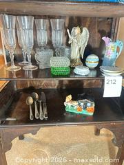 MaxSold Auction: Lot of Glassware Trinkets and Flatware  - Gilroy (California, USA) SELLER MANAGED Estate Sale Online Auction - Santa Paula Drive