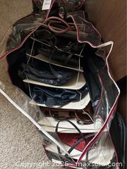 MaxSold Auction: Purses And Storage Rack - Gilroy (California, USA) SELLER MANAGED Estate Sale Online Auction - Santa Paula Drive