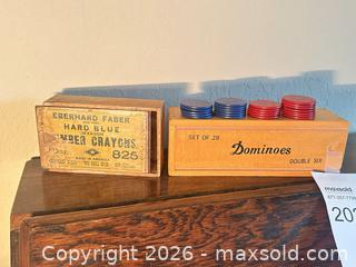 MaxSold Auction: Set of Vintage Dominos + More  - Gilroy (California, USA) SELLER MANAGED Estate Sale Online Auction - Santa Paula Drive