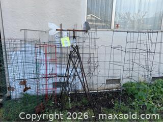 MaxSold Auction: Tomato Cages, Decorative Windmill - Gilroy (California, USA) SELLER MANAGED Estate Sale Online Auction - Santa Paula Drive