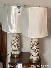 MaxSold Auction: Two MCM Table Lamps - Gilroy (California, USA) SELLER MANAGED Estate Sale Online Auction - Santa Paula Drive