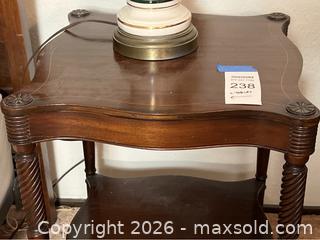 MaxSold Auction: Two Vintage Side Tables - Gilroy (California, USA) SELLER MANAGED Estate Sale Online Auction - Santa Paula Drive