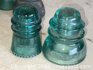 MaxSold Auction: Vintage Glass Electrical Insulators - Gilroy (California, USA) SELLER MANAGED Estate Sale Online Auction - Santa Paula Drive