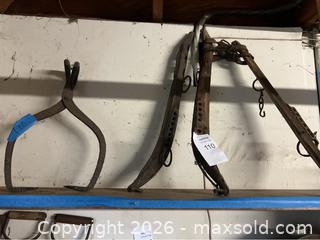 MaxSold Auction: Vintage Horse Harness Bits & Ice Tongs - Gilroy (California, USA) SELLER MANAGED Estate Sale Online Auction - Santa Paula Drive