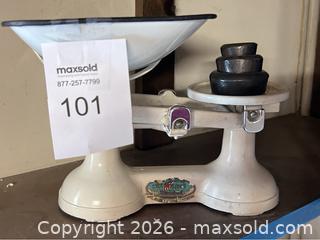 MaxSold Auction: Vintage Kitchen Scale - Gilroy (California, USA) SELLER MANAGED Estate Sale Online Auction - Santa Paula Drive