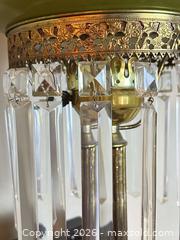 MaxSold Auction: Vintage Lamp Parlor Style Hurricane Brass Tone with Marble Accent - B - Gilroy (California, USA) SELLER MANAGED Estate Sale Online Auction - Santa Paula Drive