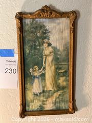 MaxSold Auction: Vintage Print In Frame - Gilroy (California, USA) SELLER MANAGED Estate Sale Online Auction - Santa Paula Drive