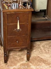 MaxSold Auction: Vintage Vanity With 3-panel Mirror - Gilroy (California, USA) SELLER MANAGED Estate Sale Online Auction - Santa Paula Drive