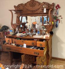 MaxSold Auction: Wood Side Board - Gilroy (California, USA) SELLER MANAGED Estate Sale Online Auction - Santa Paula Drive