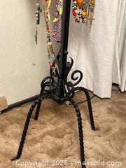 MaxSold Auction: Wrought Iron Hat Rack, Hats, Necklaces - Gilroy (California, USA) SELLER MANAGED Estate Sale Online Auction - Santa Paula Drive