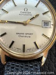 MaxSold Auction: Rare vintage Omega Grand sport automatic watch - Mississauga (Ontario, Canada) SELLER MANAGED Downsizing Online Auction - Summerville Court (STORAGE)
