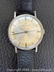 MaxSold Auction: Vintage men's Movado watch  - Mississauga (Ontario, Canada) SELLER MANAGED Downsizing Online Auction - Summerville Court (STORAGE)