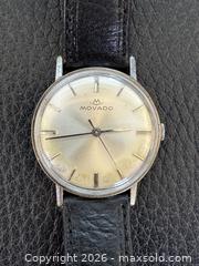 MaxSold Auction: Vintage men's Movado watch  - Mississauga (Ontario, Canada) SELLER MANAGED Downsizing Online Auction - Summerville Court (STORAGE)