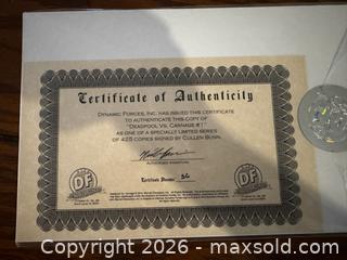 MaxSold Auction: COMIC BOOK - DEADPOOL VS CARNAGE  - Hamilton (Ontario, Canada) SELLER MANAGED Downsizing Online Auction - Picton Street East