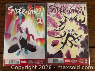MaxSold Auction: COMIC BOOKS - SPIDER GWEN - Hamilton (Ontario, Canada) SELLER MANAGED Downsizing Online Auction - Picton Street East