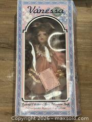 MaxSold Auction: VINTAGE VANESSA PORCELAIN DOLL WITH ORIGINAL BOX 3 - Hamilton (Ontario, Canada) SELLER MANAGED Downsizing Online Auction - Picton Street East