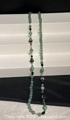 MaxSold Auction: Green Aventurine Beaded Necklace – Long Strand with Crystal Accents - Campbell (California, USA) PARTNER MANAGED Estate Sale Online Auction -  Dell Avenue