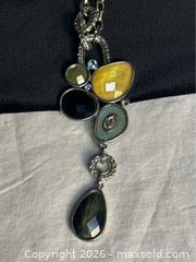 MaxSold Auction: Lia Sophia Enamel Statement Necklace 11"L - Campbell (California, USA) PARTNER MANAGED Estate Sale Online Auction -  Dell Avenue