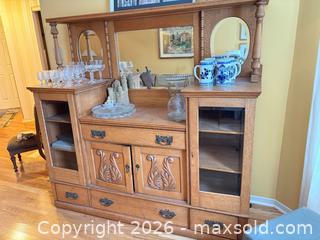 MaxSold Auction: Antique Cabinet (oak)  - Toronto (Ontario, Canada) SELLER MANAGED Estate Sale Online Auction - Glenthorne Drive