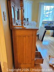 MaxSold Auction: Antique Cabinet (oak)  - Toronto (Ontario, Canada) SELLER MANAGED Estate Sale Online Auction - Glenthorne Drive
