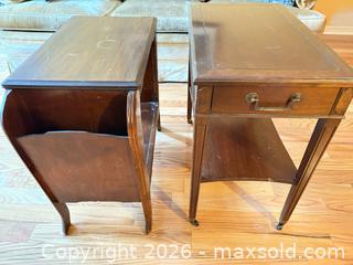 MaxSold Auction: Antique side tables (2) - Toronto (Ontario, Canada) SELLER MANAGED Estate Sale Online Auction - Glenthorne Drive