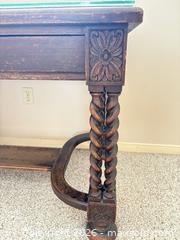 MaxSold Auction: Antique table /desk with drawers  - Toronto (Ontario, Canada) SELLER MANAGED Estate Sale Online Auction - Glenthorne Drive