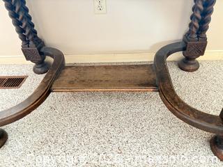 MaxSold Auction: Antique table /desk with drawers  - Toronto (Ontario, Canada) SELLER MANAGED Estate Sale Online Auction - Glenthorne Drive