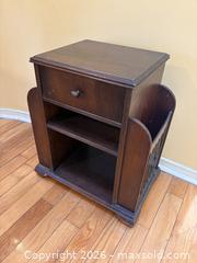 MaxSold Auction: End Table with Side Magazine Rack - Toronto (Ontario, Canada) SELLER MANAGED Estate Sale Online Auction - Glenthorne Drive