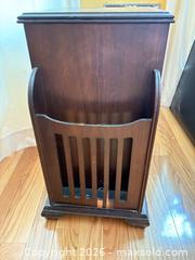 MaxSold Auction: End Table with Side Magazine Rack - Toronto (Ontario, Canada) SELLER MANAGED Estate Sale Online Auction - Glenthorne Drive