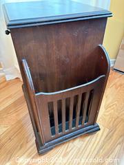 MaxSold Auction: End Table with Side Magazine Rack - Toronto (Ontario, Canada) SELLER MANAGED Estate Sale Online Auction - Glenthorne Drive