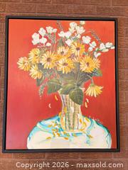 MaxSold Auction: Framed Canvas : Sunflower  - Toronto (Ontario, Canada) SELLER MANAGED Estate Sale Online Auction - Glenthorne Drive