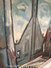 MaxSold Auction: Framed oil painting / no glass ; cathedral  - Toronto (Ontario, Canada) SELLER MANAGED Estate Sale Online Auction - Glenthorne Drive