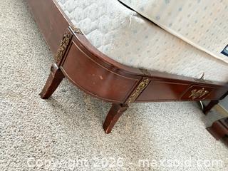 MaxSold Auction:  Mahogany Wood Antique Bed Frame with Full/double Mattress - Toronto (Ontario, Canada) SELLER MANAGED Estate Sale Online Auction - Glenthorne Drive