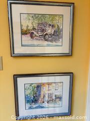 MaxSold Auction: Original art (by owner) - Old car / Cafe  - Toronto (Ontario, Canada) SELLER MANAGED Estate Sale Online Auction - Glenthorne Drive