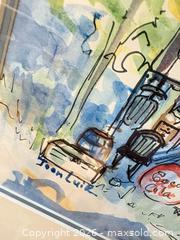 MaxSold Auction: Original art (by owner) - Old car / Cafe  - Toronto (Ontario, Canada) SELLER MANAGED Estate Sale Online Auction - Glenthorne Drive