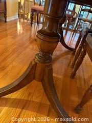 MaxSold Auction: Solid Wood Double Pedestal Dining Table — Seats 6 - Toronto (Ontario, Canada) SELLER MANAGED Estate Sale Online Auction - Glenthorne Drive
