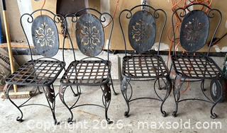 MaxSold Auction: Wrought Iron table and chairs (4) - Toronto (Ontario, Canada) SELLER MANAGED Estate Sale Online Auction - Glenthorne Drive