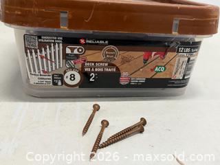 MaxSold Auction: Brand new box  deck screw - Toronto (Ontario, Canada) SELLER MANAGED Downsizing Online Auction - Jane Street