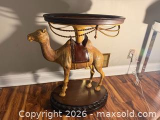 MaxSold Auction: Camel coffe table  - Toronto (Ontario, Canada) SELLER MANAGED Downsizing Online Auction - Jane Street