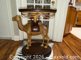 MaxSold Auction: Camel coffe table  - Toronto (Ontario, Canada) SELLER MANAGED Downsizing Online Auction - Jane Street
