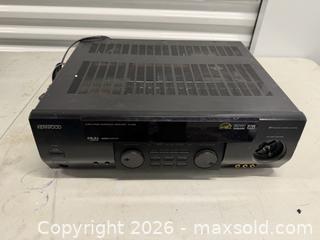 MaxSold Auction: Kenwood VR-507 5.1 Channel Audio/Video Receiver w/ Dolby Digital & DTS - Toronto (Ontario, Canada) SELLER MANAGED Downsizing Online Auction - Jane Street