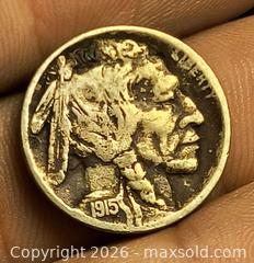 MaxSold Auction: 1915 Indian Head Buffalo Nickel  - Kingston (Ontario, Canada) SELLER MANAGED Downsizing Online Auction - Railway Street