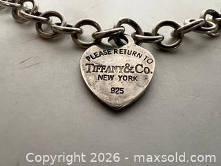 MaxSold Auction: Tiffany and Co VINTAGE Classic Bracelet -30G 925 Silver - Shrewsbury (Massachusetts, USA) SELLER MANAGED Reseller Online Auction - Memorial Drive