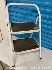 MaxSold Auction: 2-Step Folding Step Stool – Model LP-00802 - Vancouver (British Columbia, Canada) SELLER MANAGED Reseller Online Auction - East 7th Avenue (STORAGE)