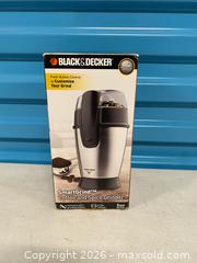 MaxSold Auction: Black & Decker SmartGrind Coffee & Spice Grinder Stainless New Open Box - Vancouver (British Columbia, Canada) SELLER MANAGED Reseller Online Auction - East 7th Avenue (STORAGE)