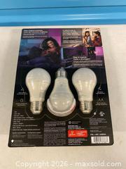 MaxSold Auction: Globe Electric WiFi Smart LED Bulbs A19 RGB Tunable White 3 Pack E26  - Vancouver (British Columbia, Canada) SELLER MANAGED Reseller Online Auction - East 7th Avenue (STORAGE)