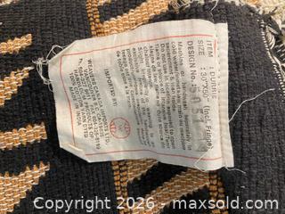 MaxSold Auction: Handwoven Cotton Throw Blanket 30x50” - Vancouver (British Columbia, Canada) SELLER MANAGED Reseller Online Auction - East 7th Avenue (STORAGE)