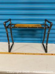 MaxSold Auction: Industrial Metal & Wood Bench / Plant Stand - Vancouver (British Columbia, Canada) SELLER MANAGED Reseller Online Auction - East 7th Avenue (STORAGE)